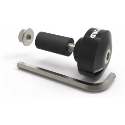 Barends Oxford handlebar weights, 1 color, black, set