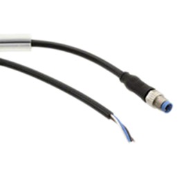 25 pcs - TE Connectivity Straight Male 4 way M8 to Unterminated Sensor Actuator Cable, 1.5m