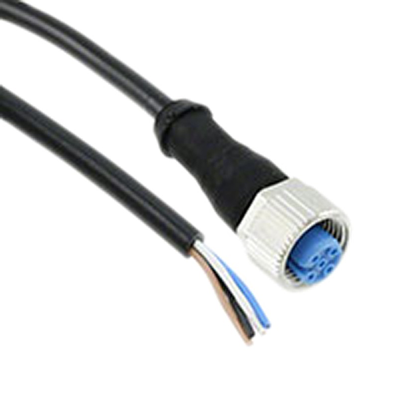 25 pcs - TE Connectivity Straight Female 4 way M12 to Unterminated Sensor Actuator Cable, 1.5m