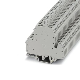 50 pcs - Phoenix Contact UKK 5-T Series Grey Disconnect Terminal Block, 4mm², 1-Level, Screw Termination