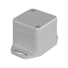 1 pcs - Bopla Euromas X Series Light Grey Polycarbonate Enclosure, IP66, IP68, IK07, Flanged, Light Grey Lid, 44.8 x 44.8 x