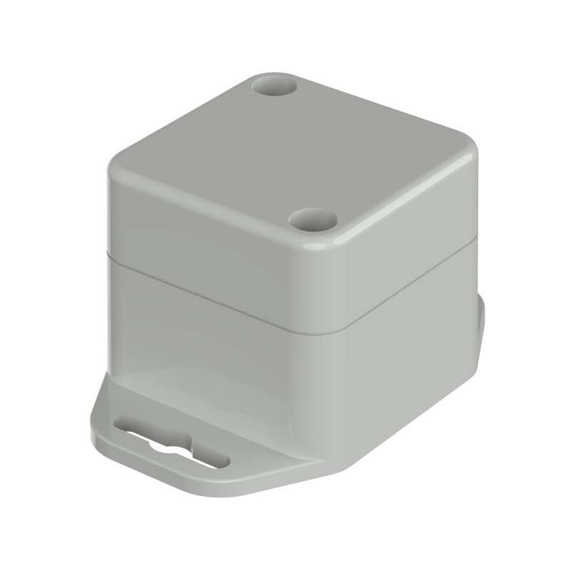 1 pcs - Bopla Euromas X Series Light Grey Polycarbonate Enclosure, IP66, IP68, IK07, Flanged, Light Grey Lid, 44.8 x 44.8 x