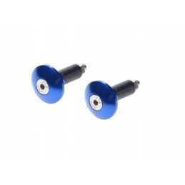 Blue handlebar ends, set of 2 pcs