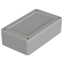 1 pcs - Bopla Euromas X Series Light Grey Polycarbonate Enclosure, IP66, IP68, IK07, Light Grey Lid, 125 x 75 x 37.2mm