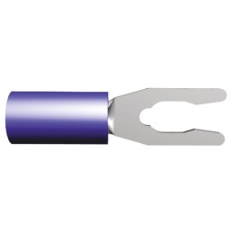 1 Box of 1000 - TE Connectivity, PIDG Insulated Crimp Spade Connector, 1.25mm² to 2mm², 16AWG to 14AWG, M3.5 Stud Size Nylon, Bl