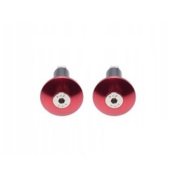 Red weight handlebar ends, set of 2 pcs