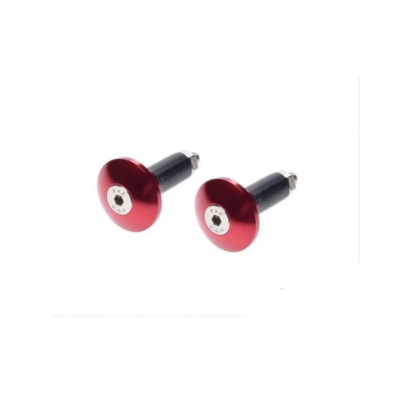 Red weight handlebar ends, set of 2 pcs