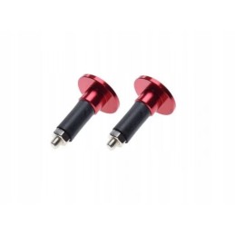 Red weight handlebar ends, set of 2 pcs