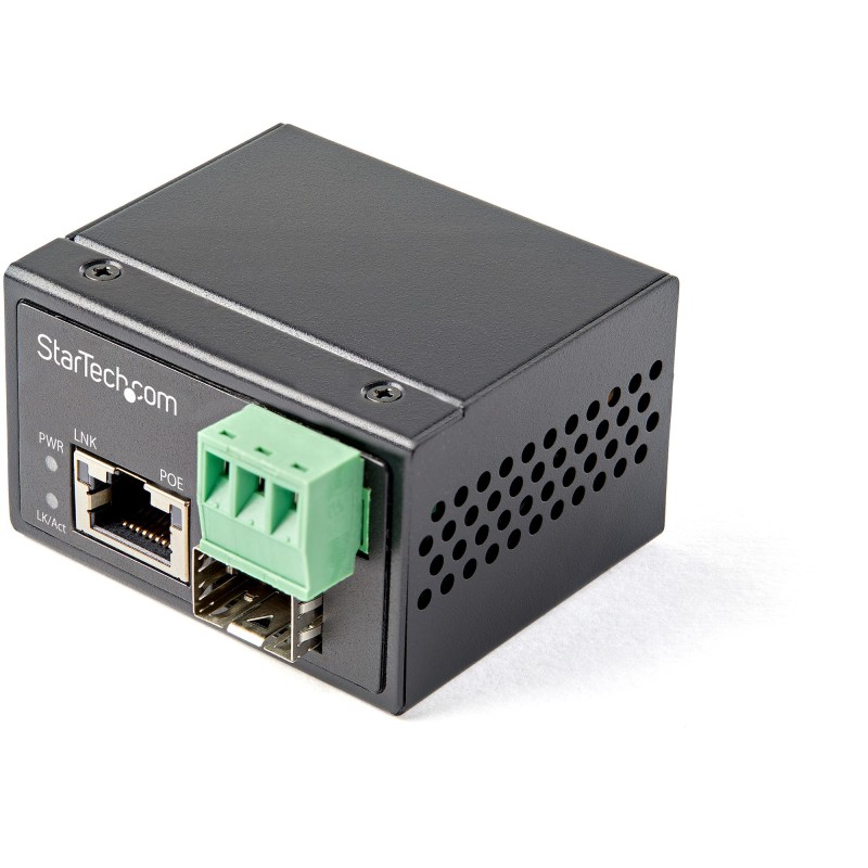 1 pcs - StarTech.com RJ45, SFP Ethernet Media Converter, Single Mode, Multi Mode, 10 Mbps, 100Mbps, 1000 Mbps, Full Duplex