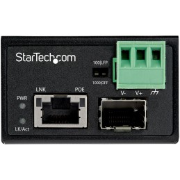 1 pcs - StarTech.com RJ45, SFP Ethernet Media Converter, Single Mode, Multi Mode, 10 Mbps, 100Mbps, 1000 Mbps, Full Duplex