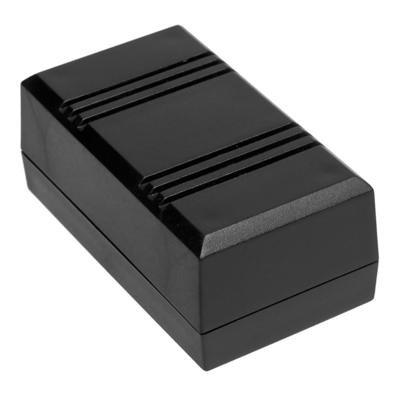 1 pcs - RS PRO Black ABS Enclosure, IP54, IK07, 99.8 x 56.1 x 43.3mm