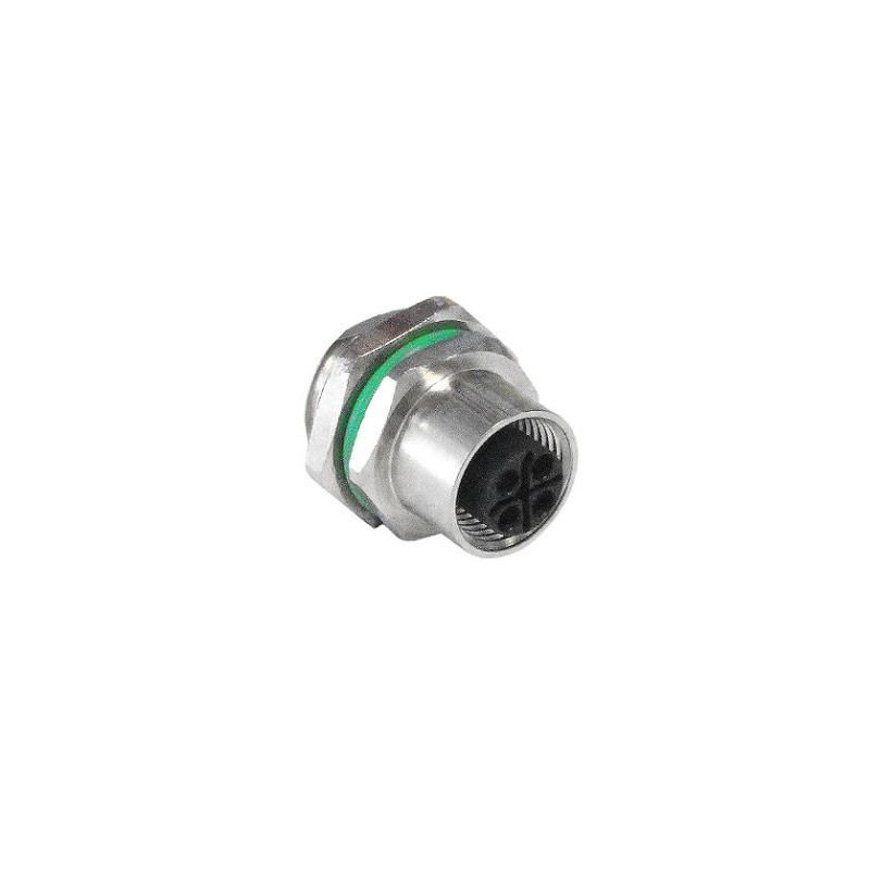 25 pcs - Bulgin Circular Connector, 5 Contacts, Panel Mount, M12 Connector, Socket, IP67, Buccaneer M12 Series