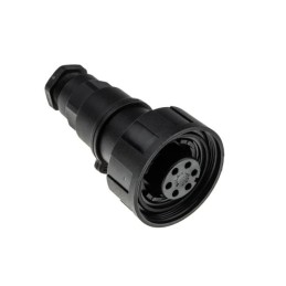 25 pcs - Bulgin Circular Connector, 6 Contacts, Panel Mount, Socket, Female, IP68, Standard Buccaneer Series