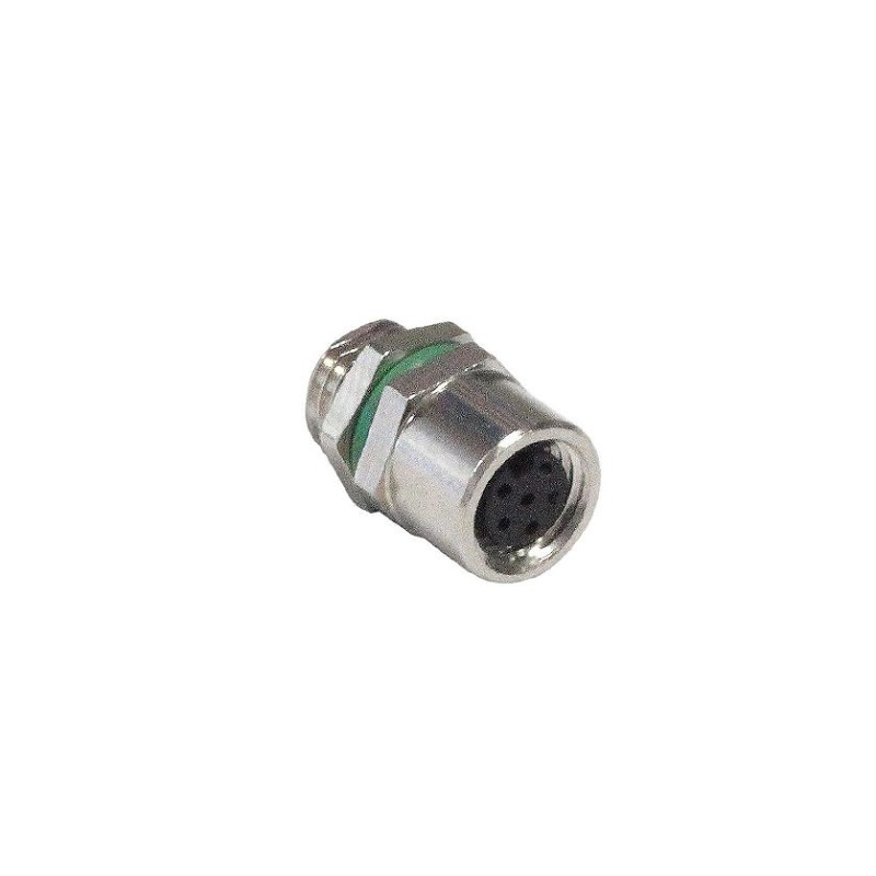 25 pcs - Bulgin Circular Connector, 6 Contacts, Panel Mount, M8 Connector, Socket, Female, IP67, Buccaneer M8 Series