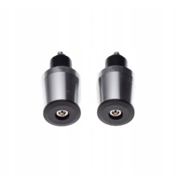 Silver handlebar ends, 17-7 mm weights