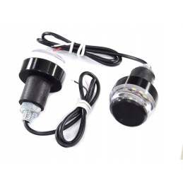 White LED handlebar end lamp