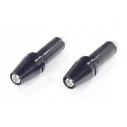 Black handlebar ends 13mm oxf 028 set ox