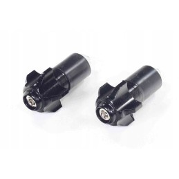 Black handlebar ends 17mm oxf 026 set ox