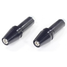 Black handlebar ends 13mm oxf 028