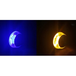 LED steering wheel tip lamp, blue, yellow