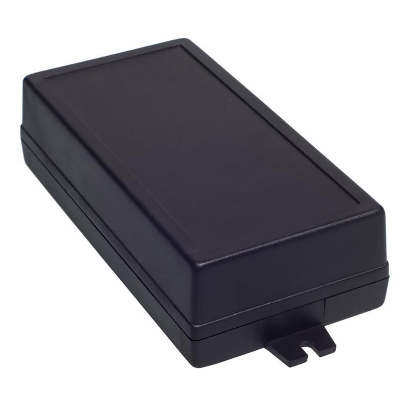 1 pcs - RS PRO Black ABS Enclosure, IP54, Flanged, 169.15 x 74.35 x 39.85mm