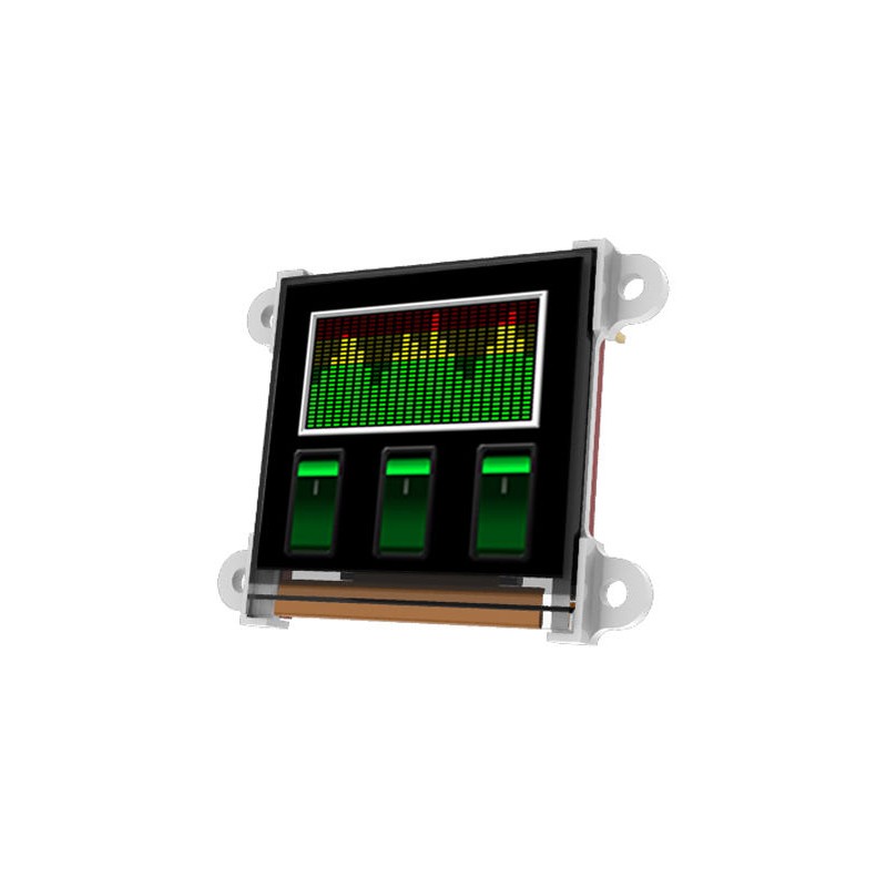 25 pcs - 4D Systems 1.5in White Passive matrix OLED Display 128 x 128pixels Matrix Serial Interface