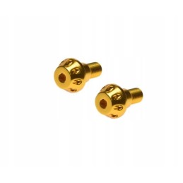 Gold handlebar end for Yamaha M16x1 5