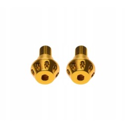 Gold handlebar end for Yamaha M16x1 5