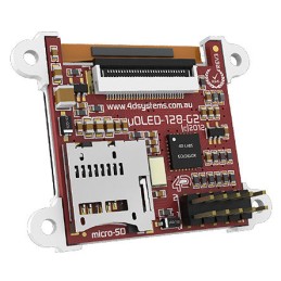 25 pcs - 4D Systems 1.5in White Passive matrix OLED Display 128 x 128pixels Matrix Serial Interface