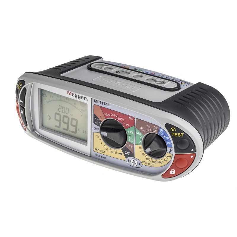 1 pcs - Megger MFT1741 Multifunction Tester, 100V , Earth Resistance Measurement With Bluetooth UKAS Calibration