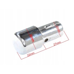 Benzer plastic chrome handlebar cap