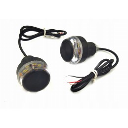 White LED handlebar end lamp