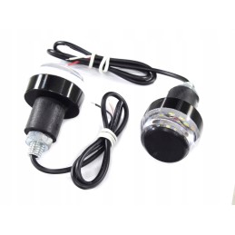 White LED handlebar end lamp
