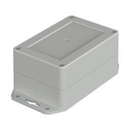 1 pcs - Bopla Euromas X Series Light Grey ABS Enclosure, IP66, IP68, IK07, Flanged, Light Grey Lid, 120 x 80 x 60.2mm