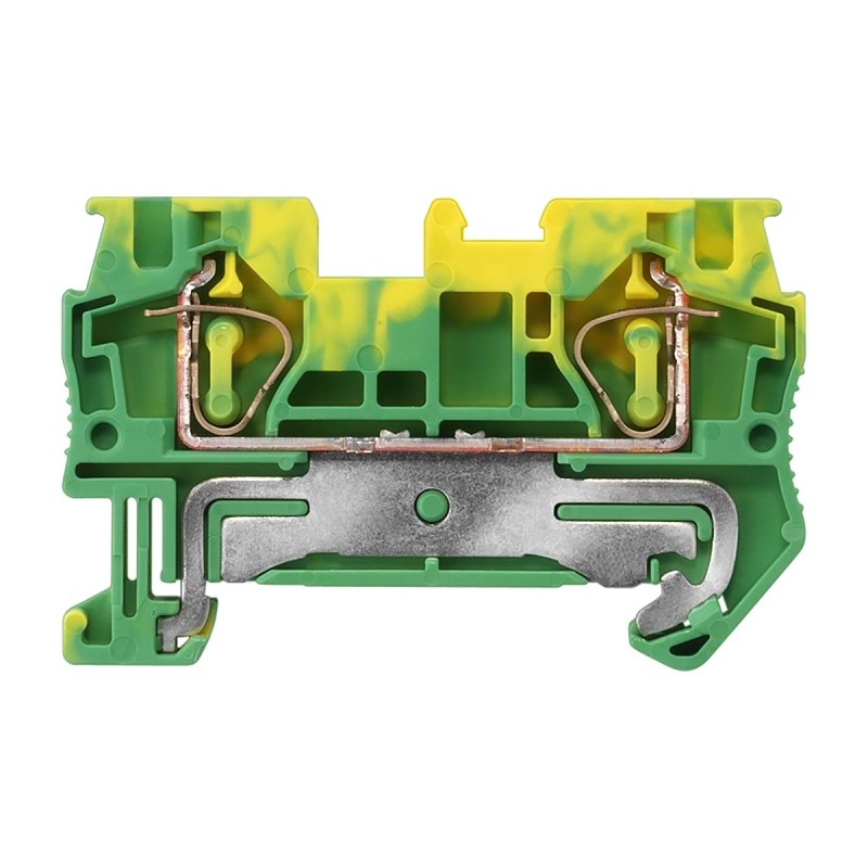 50 pcs - Siemens 1-Way Earth Terminal Block, 0.5 to 4mm², 20 - 12 AWG Wire, Spring