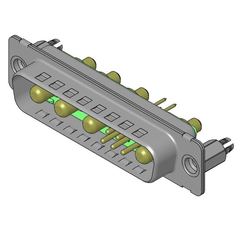 25 pcs - FCT from Molex 173107 9 Way D-sub Connector Socket, 2.74mm Pitch, with 4-40 Screw Locks
