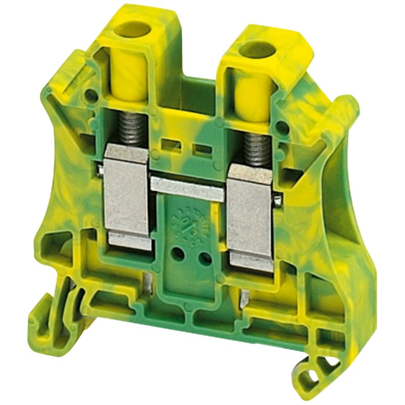 50 pcs - Schneider Electric 2-Way Earth Terminal Block, 10mm², Screw, ATEX