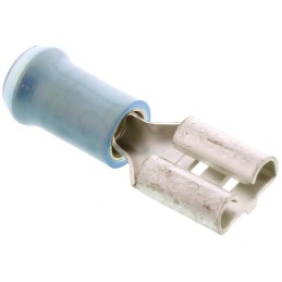 1 Box of 1000 - TE Connectivity PIDG FASTON .250 Insulated Female Spade Connector, Receptacle, 6.35 x 0.81mm Tab Size, 1mm² to 2