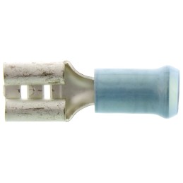 1 Box of 1000 - TE Connectivity PIDG FASTON .250 Insulated Female Spade Connector, Receptacle, 6.35 x 0.81mm Tab Size, 1mm² to 2