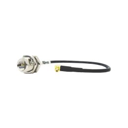 1 pcs - Siretta ASM Series Male MMCX to Male FME Coaxial Cable, 100mm, RG174 Coaxial, Terminated