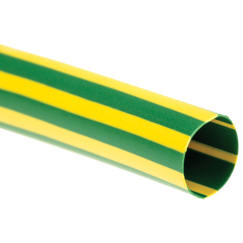 1 pcs - TE Connectivity Heat Shrink Tubing, Green 8mm Sleeve Dia. x 1.5m Length 2:1 Ratio, DCPT Series