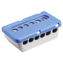 1 pcs - ABB MISTRAL65 Series Non-Fused Terminal Block, 6-Way, 100A, 6 mm², 16 mm² Wire, Screw Termination