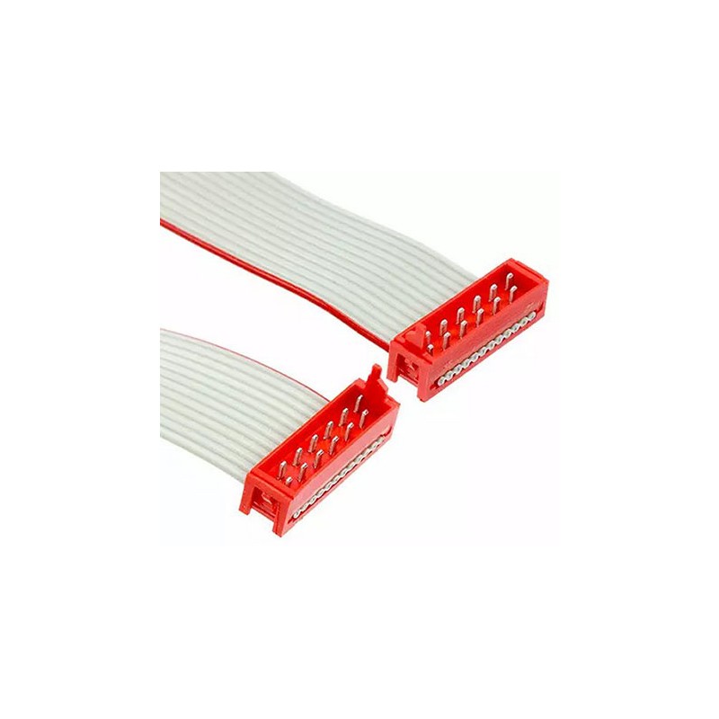 1 pcs - TE Connectivity Micro-MaTch Series Flat Ribbon Cable, 12-Way, 1.27mm Pitch, 200.5mm Length, Micro-MaTch IDC to