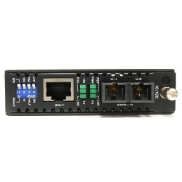 1 pcs - StarTech.com RJ45, SC Media Converter, Single Mode, 10/100Mbit/s, Half/Full Duplex 30km