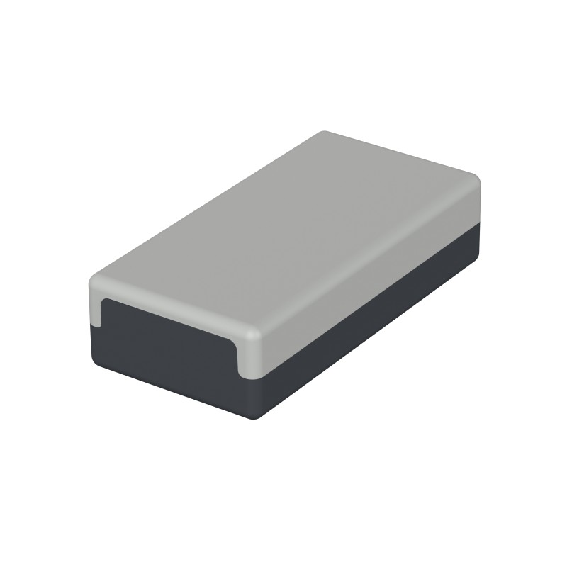 1 pcs - Bopla Element / Universal Series Graphite Grey, Light Grey Polystyrene General Purpose Enclosure, IP40, Light Grey /