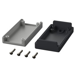 1 pcs - Bopla Element / Universal Series Graphite Grey, Light Grey Polystyrene General Purpose Enclosure, IP40, Light Grey /