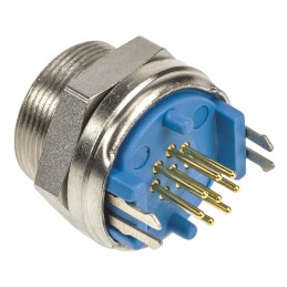 25 pcs - TE Connectivity Circular Connector, 8 Contacts, Panel Mount, Subminiature Connector, Socket, Female, IP65, TRIAD 01