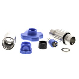 25 pcs - TE Connectivity Circular Connector, 7 Contacts, Cable Mount, Subminiature Connector, Plug, Male, IP65, TRIAD 01 Series