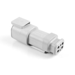 2 pcs - Amphenol Industrial, ATM Automotive Connector Socket 4 Way, Crimp Termination