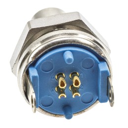 25 pcs - TE Connectivity Circular Connector, 4 Contacts, Panel Mount, Subminiature Connector, Plug, Male, IP65, TRIAD 01 Series